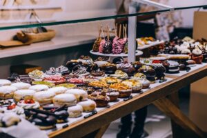 Vitrine de pâtisserie
