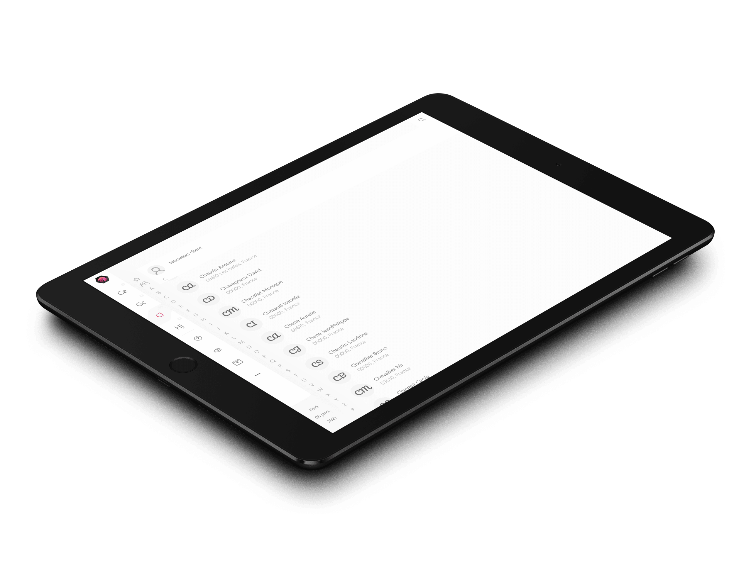 fichier clients CRM