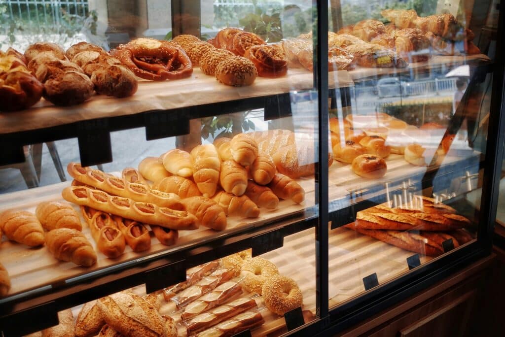 Vitrine boulangerie